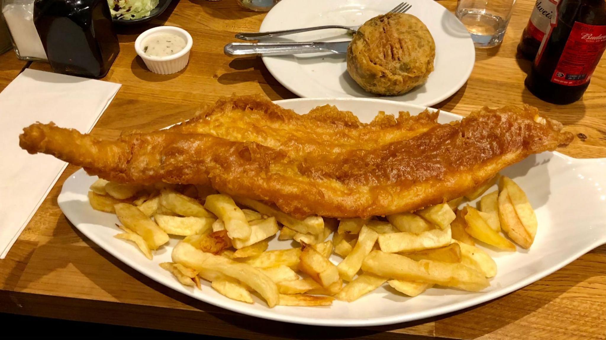 Fish and chips in UK