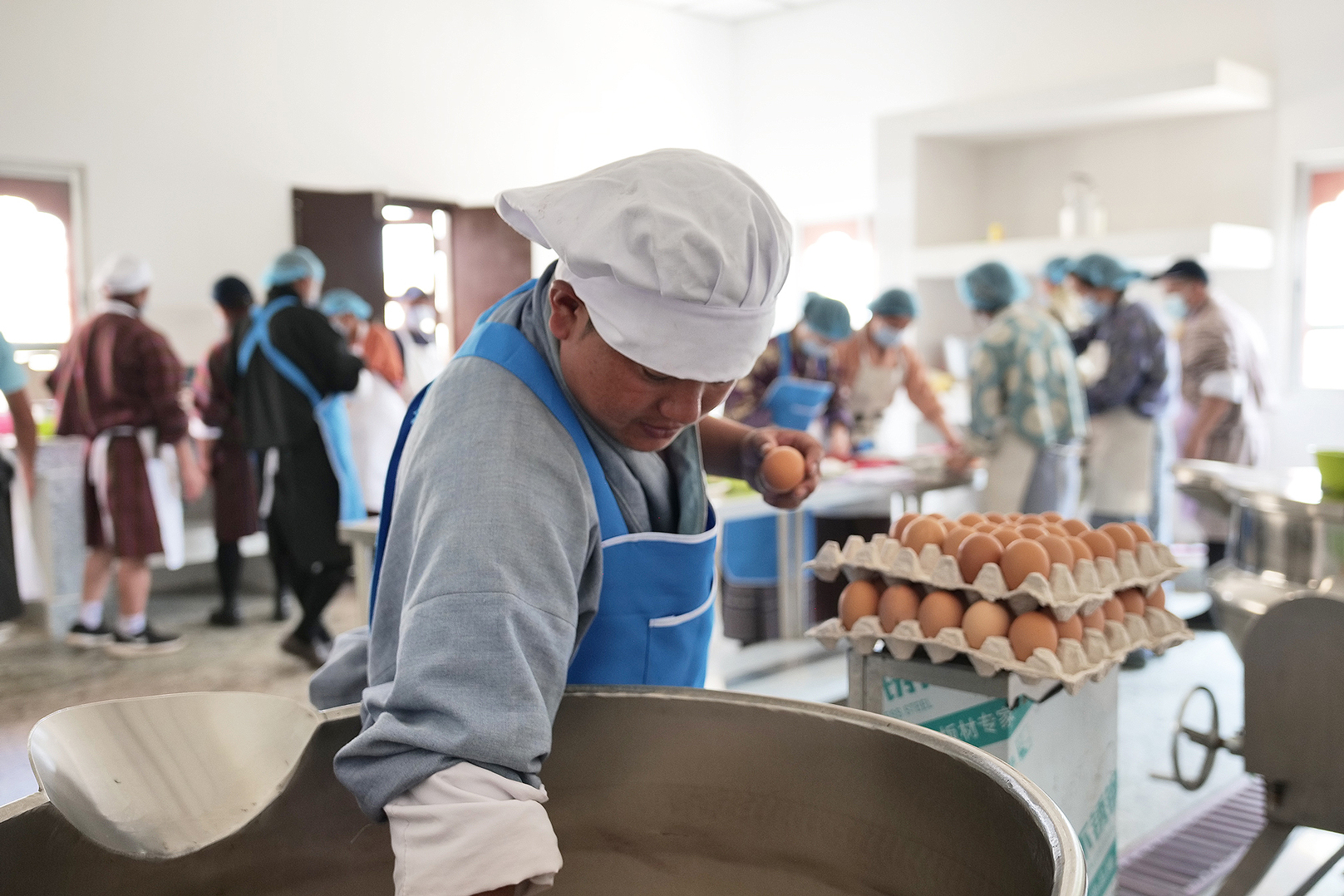 Bhutanese authorities have linked poultry farms to school feeding programs