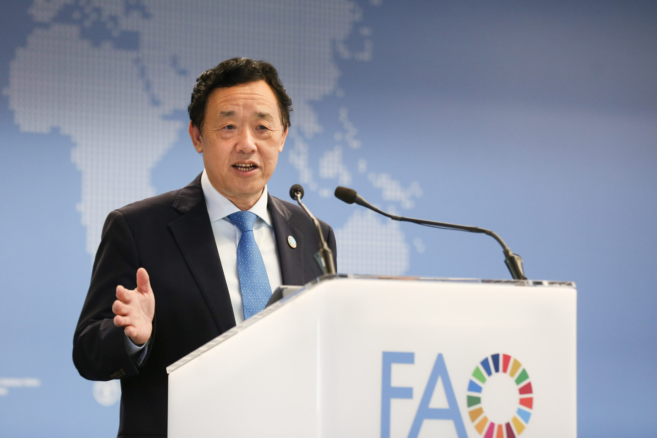 Qu Dongyu, Director General, FAO_COFO26_3Oct2022_photo